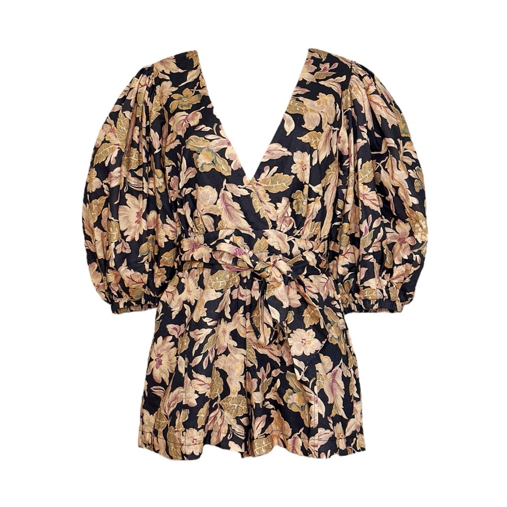AMALIE THE LABEL x SHOWPO Emerita Playsuit, Kora Print, 10 (US)